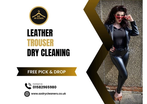 Professional Leather Trouser Dry Cleaning Services in the UK