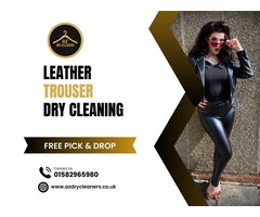 Professional Leather Trouser Dry Cleaning Services in the UK