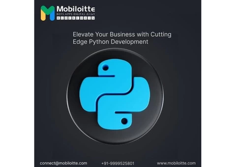 Elevate Your Business with Cutting-Edge Python Development Solutions!Mobiloitte.