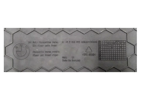 Passenger compartment mat of the first row of seats (rubberized) BMW i3 51472349826 - 3/3