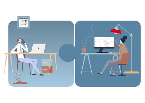 Remote work application for the team