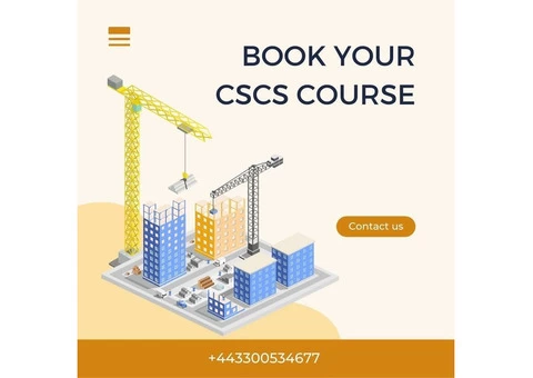 Secure Your Place in the Premier CSCS Course for Career Advancement! Dial +443300534677