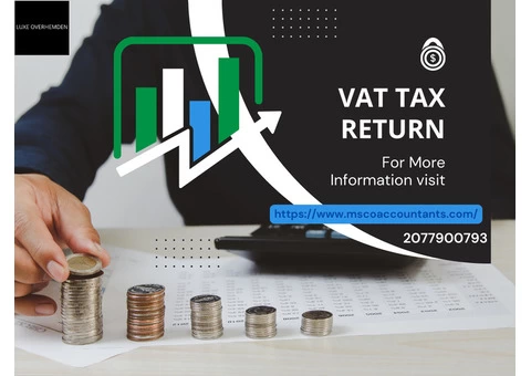 Vat Tax Return Service in London by MSCO Accountants