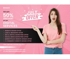 July Offer 2023 & Discount for Website Design, SEO & Digital Marketing, Logo & Branding