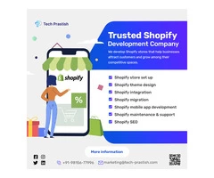 Shopify develpment company |Tech Prastish