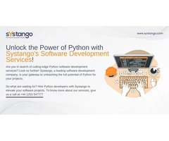 Unlock the Power of Python with Systango's Software Development Services!