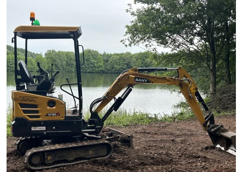 Mini digger, tool hire, landscaping, ground work, - 2/2