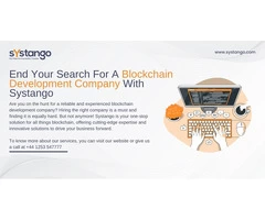 End Your Search For A Blockchain Development Company With Systango
