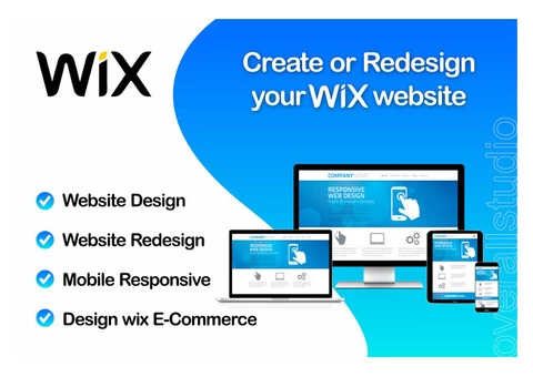 Create or redesign your wix website