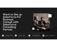 Want to Set up Salesforce For Business Consult with Salesforce Consulting Partner