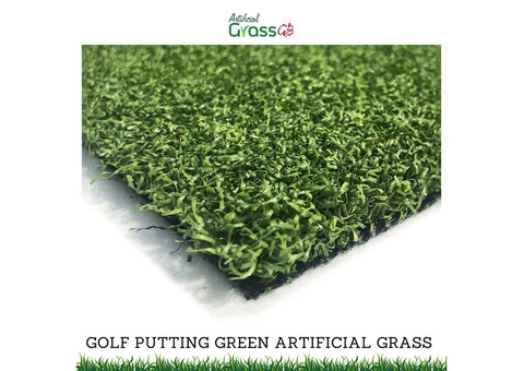 Buy Golf 15mm Premium Putting Green Artificial Grass For Golf Pitches
