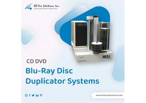 High-Quality CD DVD and Blu-Ray Duplicators for Fast and Reliable Replication