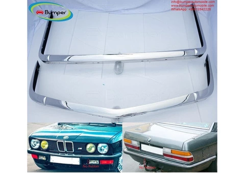 BMW E28 bumper (1981 - 1988) by stainless steel - 1/7