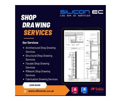 Contact Us for Shop Drawing Services in Manchester, UK at a very low cost