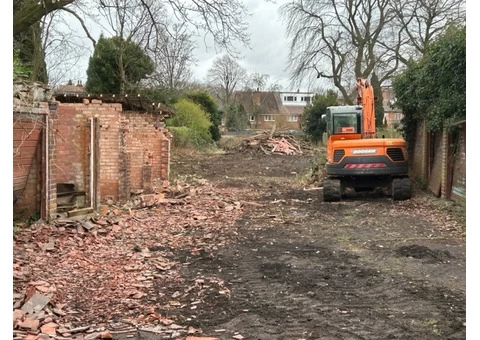 mini and micro digger hire with driver - 1/12