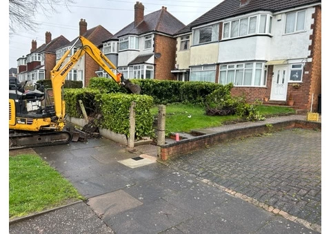 mini and micro digger hire with driver - 6/7
