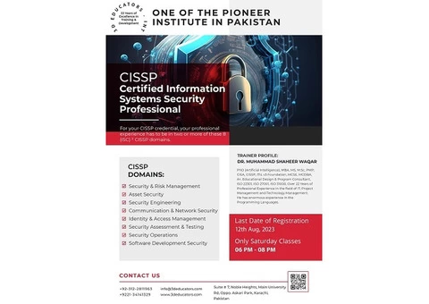 ➡️Certified Information System Security Professional - CISSP