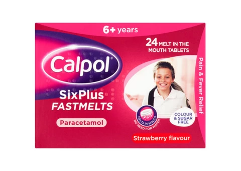 Best Calpol Sixplus FastMelts Strawberry – Pharmazon Direct
