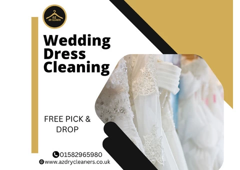 Wedding Dress Cleaning Services In Luton