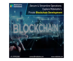 Secure & Streamline Operations: Explore Mobiloitte's Private Blockchain Development