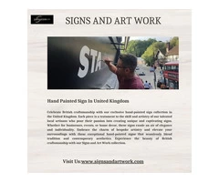 London's Hand-Painted Signage: A Stroke of Artistry