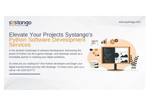 Elevate Your Projects Systango's Python Software Development Services