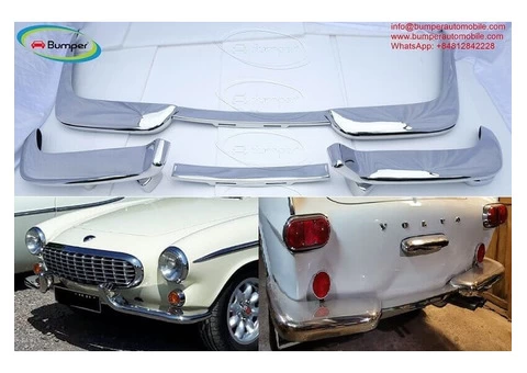 Volvo P1800 Jensen Cow Horn bumper (1961–1963) by stainless steel - 1/4