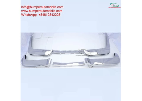 Volvo P1800 Jensen Cow Horn bumper (1961–1963) by stainless steel - 3/4