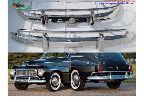 Volvo PV 544 US type bumper 1958-1965  by stainless steel - 1/4