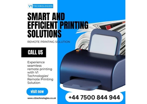 Experience Seamless Remote Printing with V1 Technologies