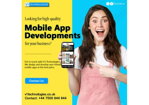 High Quality Mobile App Development - V1 Technologies