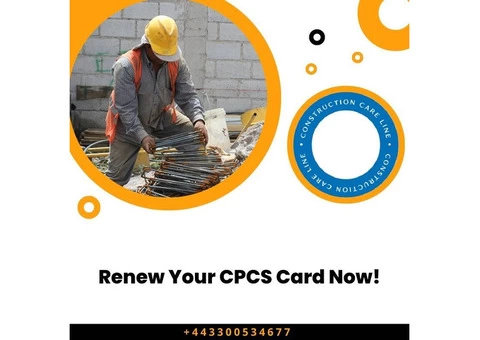 Streamline Your CPCS Card Renewal Process - Call +443300534677 Today!