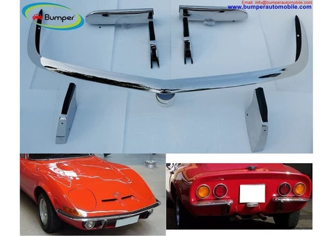 Opel GT bumper (1968–1973) by stainless steel - 1/5