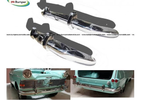 Opel Rekord P2 bumper (1960-1963) by stainless steel