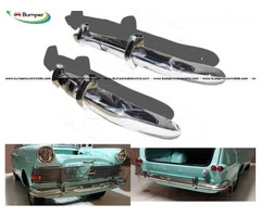 Opel Rekord P2 bumper (1960-1963) by stainless steel