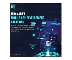 Innovative Mobile App Solutions - Choose Mobiloitte for Top-Notch Development!