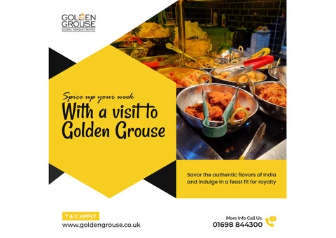 Golden Grouse the Best Indian Buffet Restaurant in Uddingston