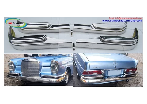 Mercedes W111 W112 Fintail Saloon bumpers (1959 - 1968) - 1/4