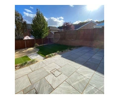 Kandla Grey Indian Sandstone Paving Slabs