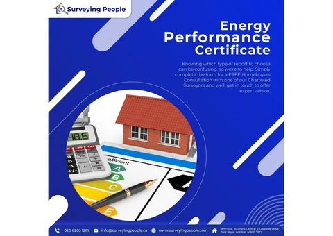 Energy Performance Certificate (EPC) Survey in London UK - 1/5