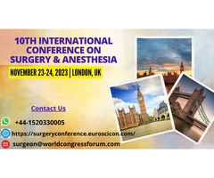 10th International Conference on Surgery & Anesthesia