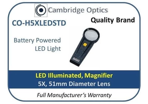 Handheld Magnifier with Light