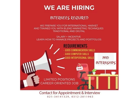 We are Hiring | Internees Required