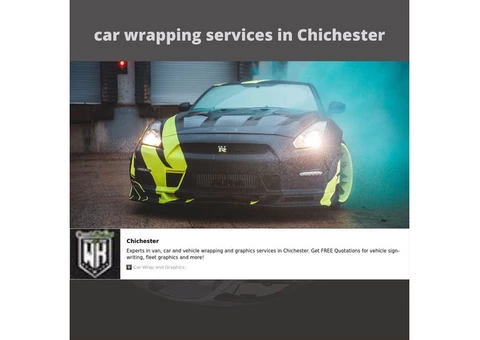 Speak To WrapUK for Excellent Car Wrapping Services in Chichester