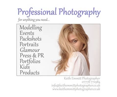 Your helpful, friendly, experienced professional, Photographer