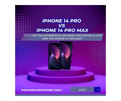 What are the differences between the iPhone 14 Pro and the iPhone 14 Pro Max?