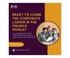 Elevate Your Finance Career with a Top-notch CV from CV Writings UK