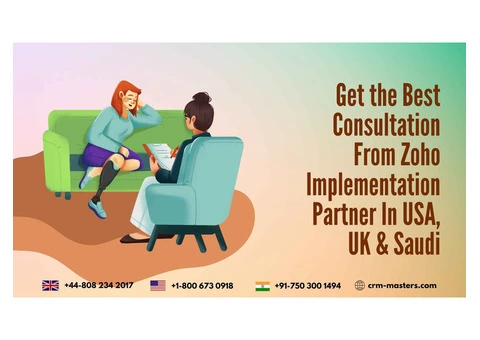 Zoho Implementation Partner In USA, UK & Jeddah