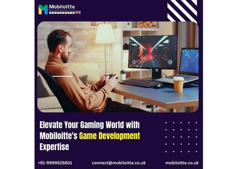 Elevate Your Gaming World with Mobiloitte's Game Development Expertise
