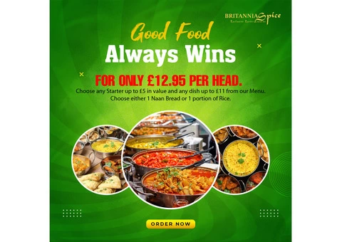 Britannia Spice | indian restaurant in near me | indian takeaway near me